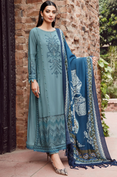 MARIA.B. - Winter 3PC Dhanak Embroidered Suit - BFB0438
